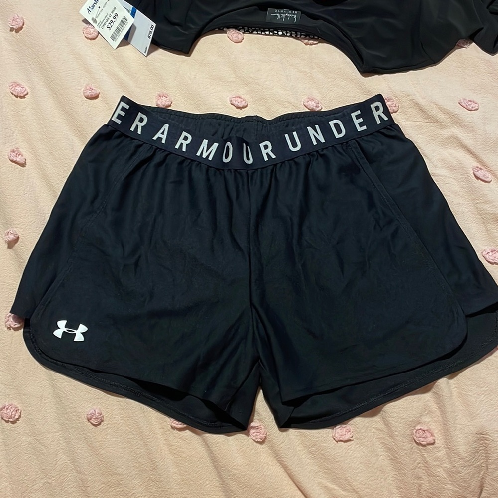 Under Armour Black Athletic Shorts